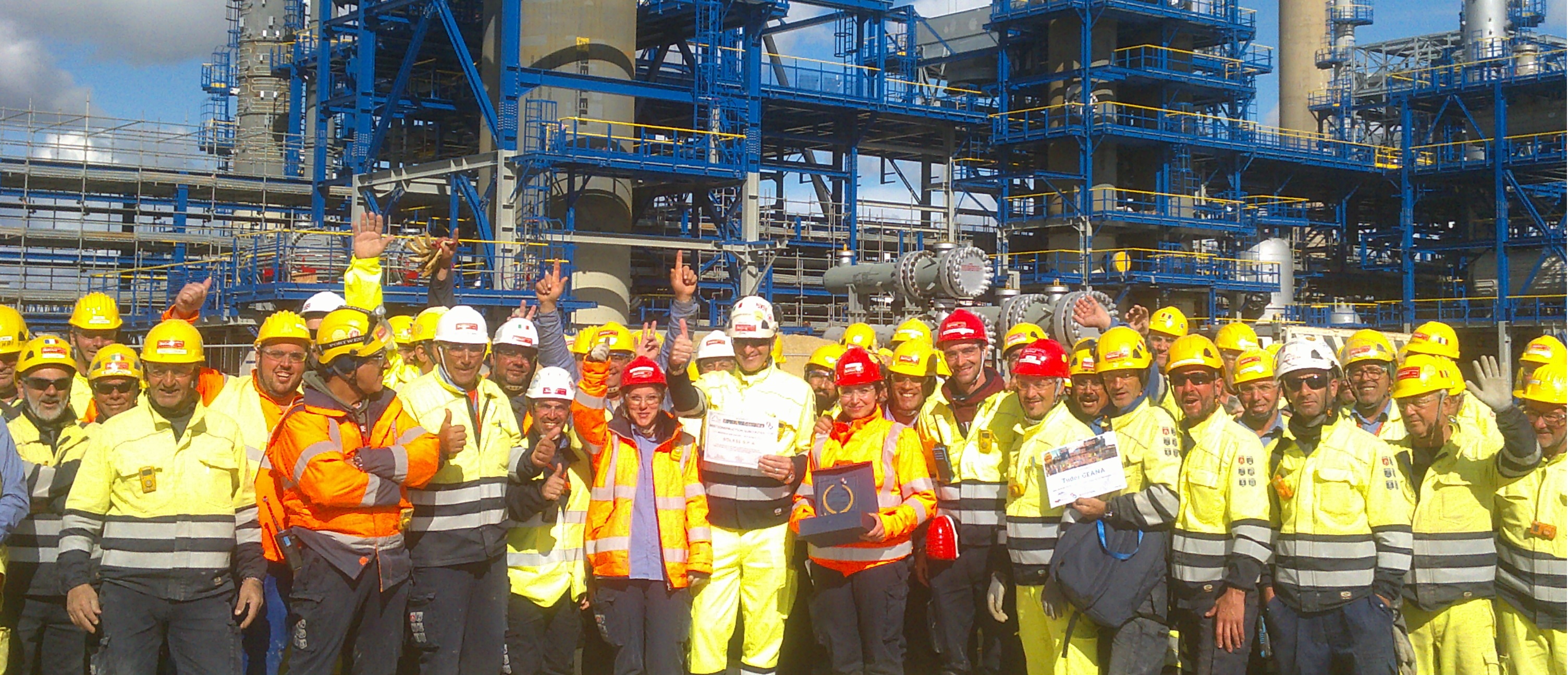“BEST CONSTRUCTION SUBCONTRACTOR” AWARD FOR SAFETY AND ENVIRONMENT IN THE TOTAL REFINERY IN DONGES (FRANCE)