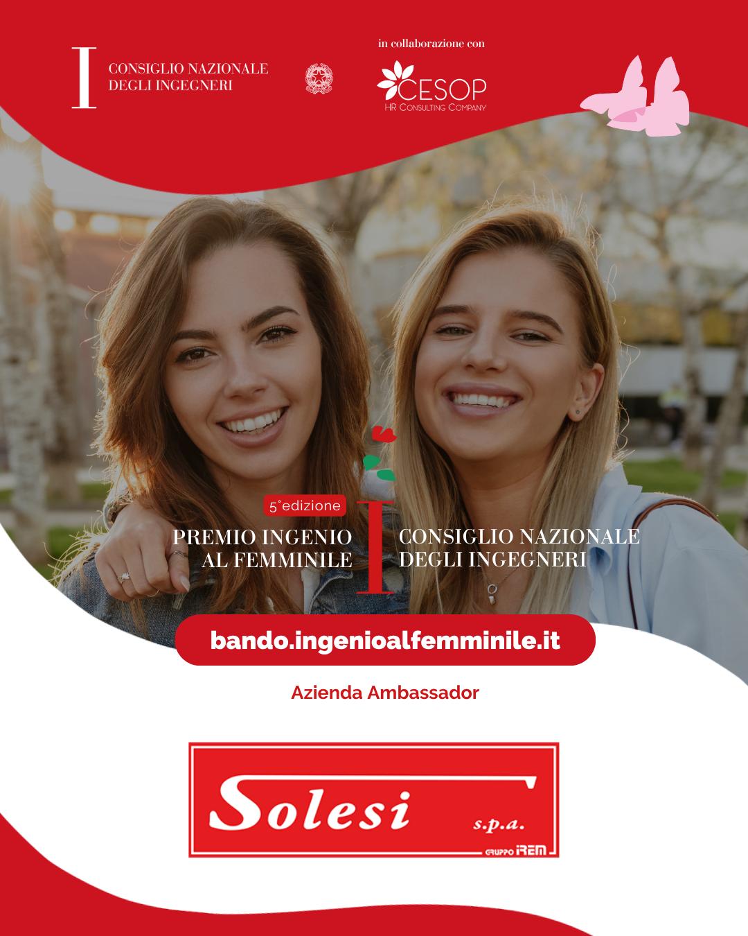 Al fianco del talento femminile nell’ingegneria: il Premio Ingenio al Femminile 2025. Un impegno concreto per una cultura dell’ingegneria più inclusiva e innovativa